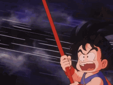 Goku Power Pole GIF