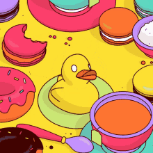 rubber duck rubber ducky rdbp rubber duck bath party tea party