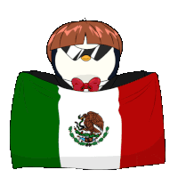 Mexico Flag Sticker - Mexico Flag Penguin Stickers