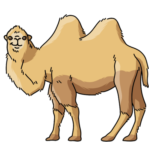 Camel Bactrian Camel Sticker - Camel Bactrian Camel Wild Bactrian Camel Stickers