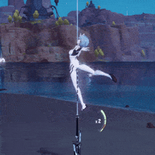 Rei Ayanami Pole Dance GIF - Rei Ayanami Pole Dance Spinning GIFs