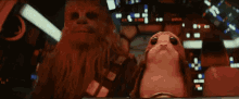 Porg Star Wars GIF - Porg Star Wars Chewbacca GIFs
