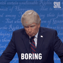 Boring Donald Trump GIF - Boring Donald Trump Alec Baldwin GIFs