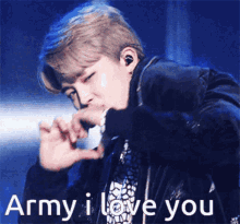 Army I Love You Bts GIF - Army I Love You Bts Dance GIFs