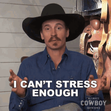 I Cant Stress Enough Hadley Hunting GIF - I Cant Stress Enough Hadley Hunting Ultimate Cowboy Showdown GIFs
