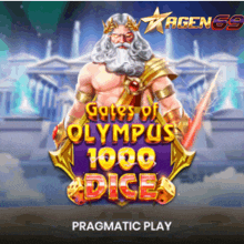 a game called gates of olympus 1000 dice has a picture of zeus on it