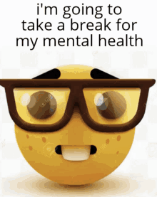 Mental Health Nerd GIF - Mental Health Nerd Emoji GIFs