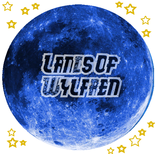Lands Of Wylfren Moon Sticker - Lands Of Wylfren Moon Blue Moon Stickers