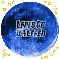 Lands Of Wylfren Moon Sticker - Lands Of Wylfren Moon Blue Moon Stickers