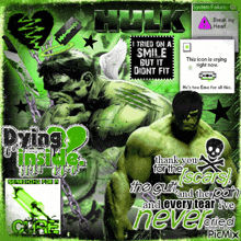 Hulk The Hulk GIF - Hulk The Hulk Emo GIFs
