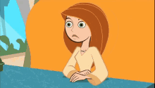 Kim Does The Ole Puppy Dog Eyes To Get What She Wants GIF - Want Need Kim Possible GIFs