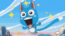 Fairy Tail Happy GIF - Fairy Tail Happy Amour GIFs