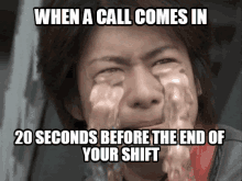 call comes in end of shift shift call centre call center