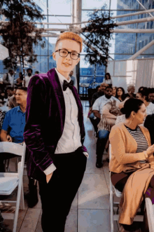 fashionshow eastside ellie east side purple jacket genderfluid