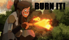 Burn It With Fire Legend Of Korra GIF - Burn It With Fire Burn It Legend Of Korra GIFs