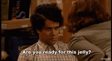 Richard Ayoade Are You Ready For This Jelly GIF - Richard Ayoade Are You Ready For This Jelly Flirt GIFs