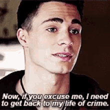 Roy Harper Excuse GIF - Roy Harper Excuse Life Of Crime GIFs