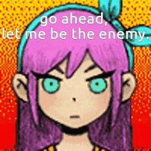 Omori Let Me Be The Enemy GIF - Omori Let Me Be The Enemy I Dont Care GIFs