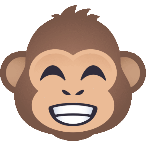 Smiling Monkey Monkey Sticker - Smiling Monkey Monkey Joypixels Stickers