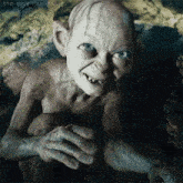 Gollum Time'S Up GIF - Gollum Time'S Up Andy Serkis GIFs