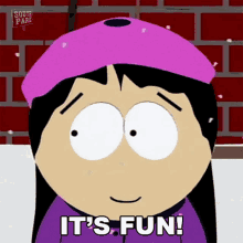 Its Fun Wendy Testaburger GIF - Its Fun Wendy Testaburger South Park GIFs