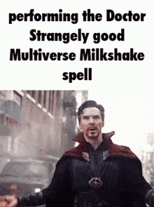 doctor strange milkshake strangely good