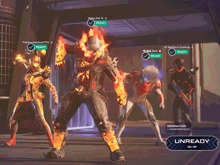 a screenshot of a video game that says unready on the bottom