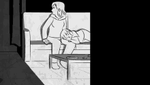 Scared Mother Sleeping Kid GIF
