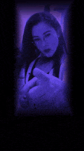 a woman with glasses is surrounded by lightning and the number 3 is visible