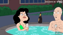 American Dad Stan Goes On The Pill GIF - American Dad Stan Goes On The Pill Hot Tub GIFs