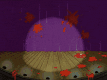 a pixel art drawing of a spongebob scene