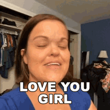 Love You Girl Christy Mcginity GIF - Love You Girl Christy Mcginity Cameo GIFs