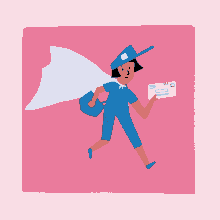 postal worker post office mail man mail woman superhero