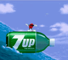 nice soda surfing 7up
