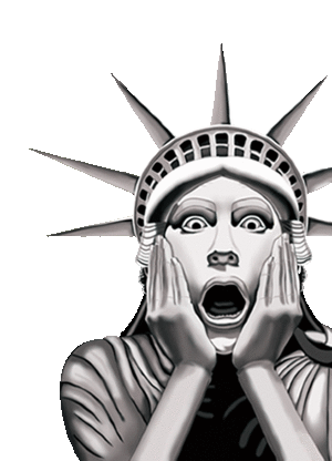 Statue Of Liberty Oh No Sticker - Statue Of Liberty Oh No Stickers