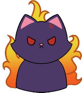 Angry Cat Sticker - Angry cat - Discover & Share GIFs