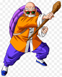a man with a beard and sunglasses is holding a stick