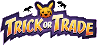 a trick or trade logo with a pumpkin on it