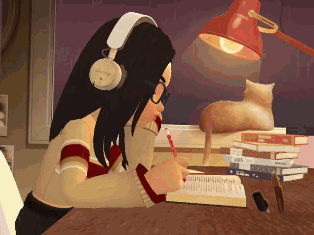 Studying Lofi Girl GIF - Studying Lofi Girl Studying Girl - Discover &  Share GIFs
