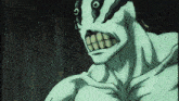a drawing of a monster with a big mouth