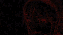 a dark red background with a black heart in the middle .
