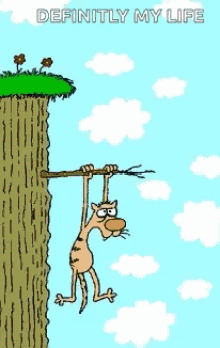 Hang Hang In There Kitty GIF