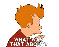 What Was That About Philip J Fry Sticker - What Was That About Philip J Fry Futurama Stickers