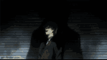 a man in a suit is standing in front of a wall with a gif-finder.com watermark