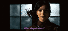 Kate Bishop The Marvels What Do You Want GIF - Kate Bishop The Marvels Kate Bishop What Do You Want GIFs