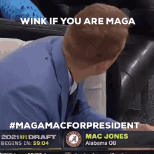Maga Mac Mac Jones GIF - Maga Mac Mac Jones Pats Kingdom GIFs