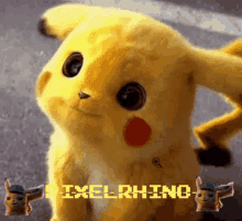 Pixel Rinho Pikachu GIF - Pixel Rinho Pikachu Cute GIFs