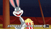 Este Es El Mejor Show Bugs Bunny GIF - Este Es El Mejor Show Bugs Bunny Looney Tunes GIFs