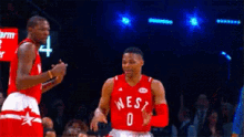 All Star Russell West Brook GIF - All Star Russell West Brook Russell And Kd GIFs