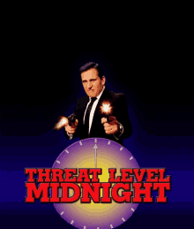 Threat Level Midnight Micheal Scott GIF - Threat Level Midnight Micheal Scott Steve Carell GIFs